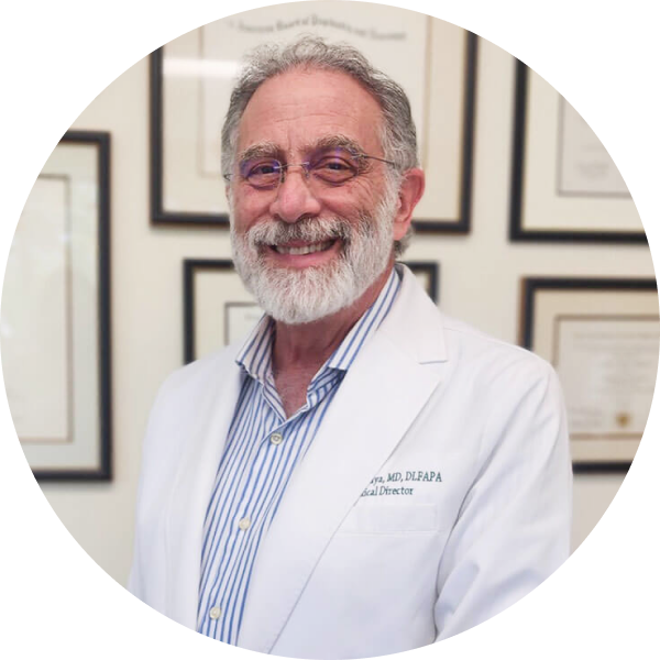 A frontal shot of Dr. Robert J. Hedaya